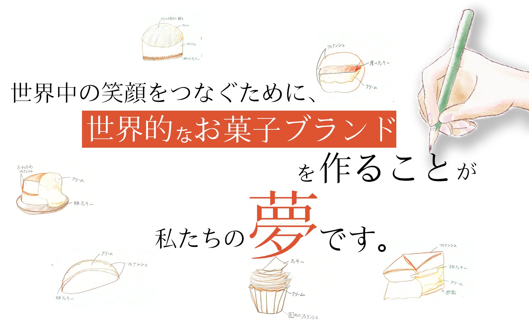 トワレーヴではバックグラウンドの違う仲間が、個性や経験を活かして、新しい美味しいを生み出しています。
